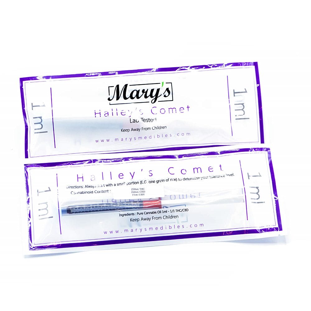 Mary's Halley’s Comet - 1:1 THC/CBD 1ml 1 Mary's Halley’s Comet - 1:1 THC/CBD 1ml