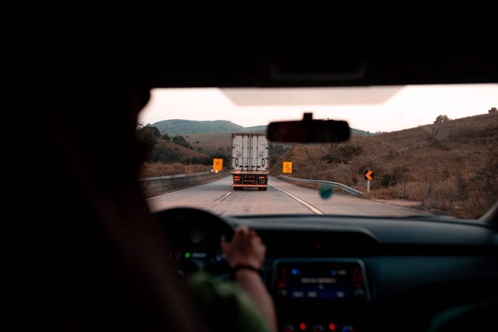 truck driver at work