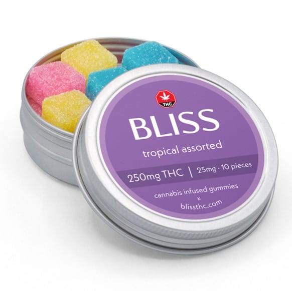 Bliss Assorted Gummies – (250mg THC)