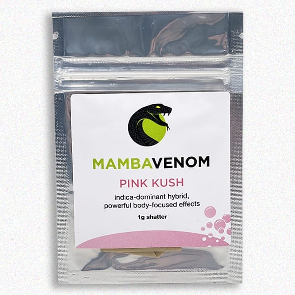 Pink Kush, as coveted as its OG Kush relative, is an indica-dominant hybrid with powerful body-focused effects. In its exceptional variations, pink hairs burst from bright green buds barely visible under a blanket of sugar-like trichomes, with traces of a sweet vanilla and candy perfume. The potency of this strain could be considered overpowering, and even small doses are known to eliminate pain, insomnia, and appetite loss. Growers have to wait 10 to 11 weeks for Pink Kush’s flowering, but high yields of top-shelf buds are worth the wait.