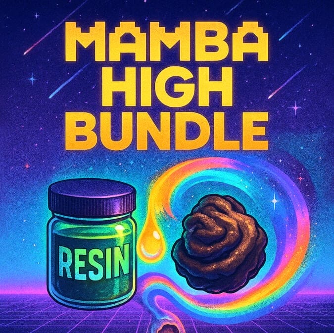 Mamba High Bundle | 1G Live Resin + 1G Jamican Gum Hash 1 Mamba High Bundle | 1G Live Resin + 1G Jamican Gum Hash