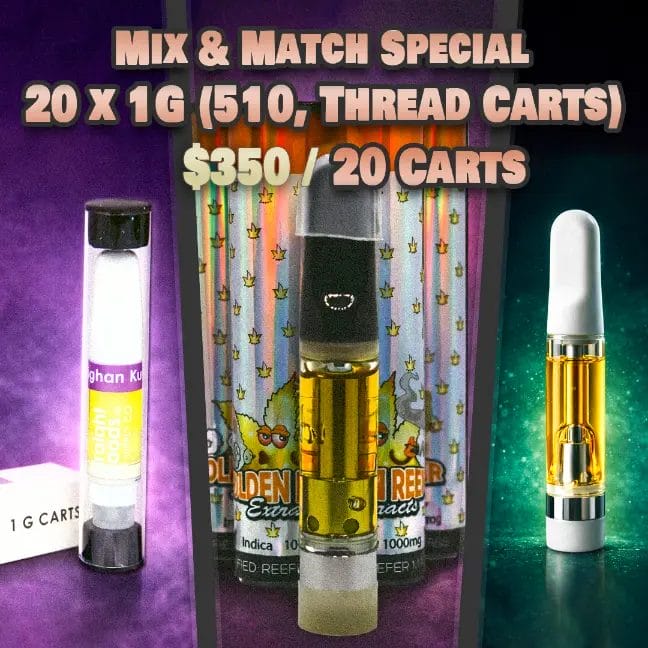 Mix and Match Special - 20 x 1g Carts