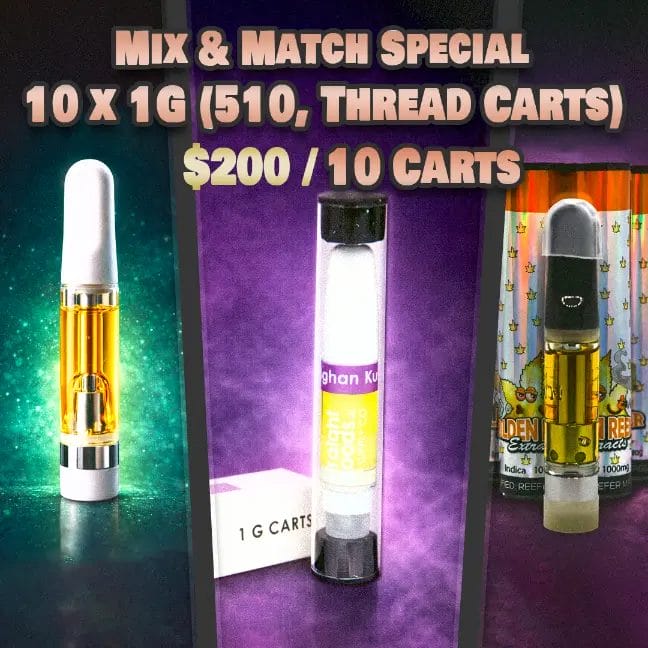 Mix and Match Special - 10 x 1g Carts