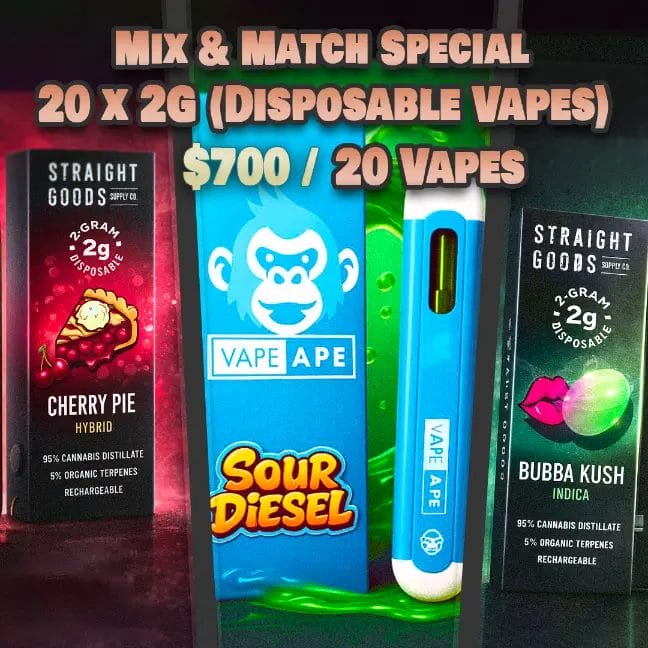 Mix and Match Special - 20 x 2g Carts